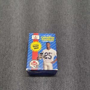 1991 AW Sports CFL Football Cards Sealed Box Rocket Ismail Warren Moon Rare
